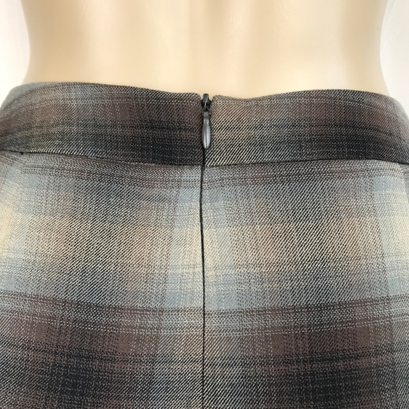 🚫SOLD🚫 NWT Brown Plaid High Waist Skort Skirt - Picture 8 of 8